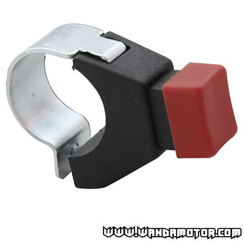 Push button universal red clamp